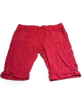 Dash Cargo Capri Pants Women's 1X Summer Hot Pink Outdoor Utility Gorpcore
